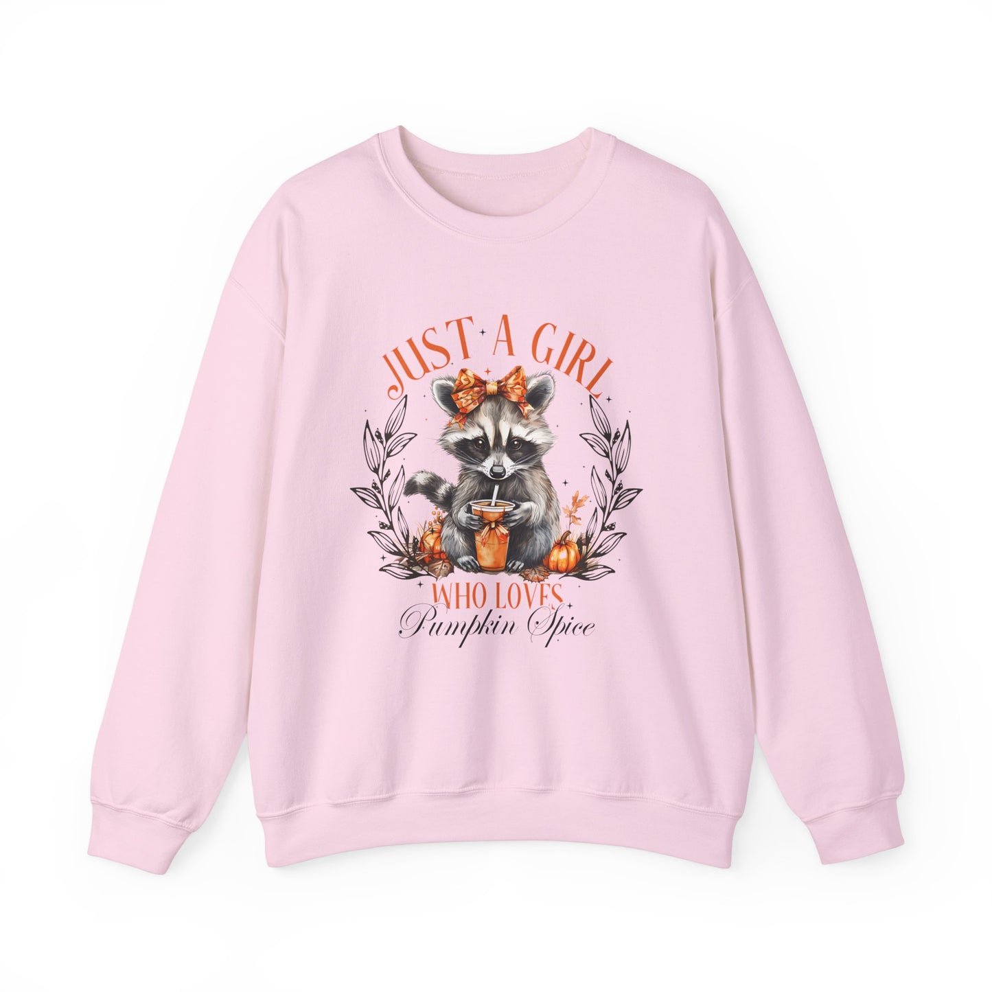 Just a Girl Who Loves Pumpkin Spice - Cozy Fall Sweatshirt Unisex Heavy Blend™ Crewneck Sweatshirt